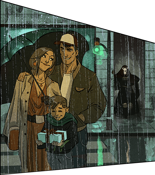 While Everyone Going Crazy About Tracer, Look At This - Overwatch Christmas Comic Reaper (629x709), Png Download