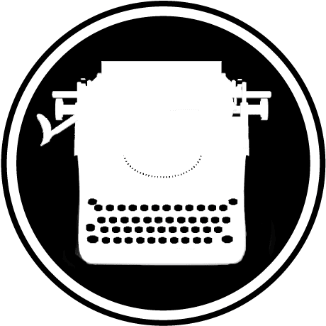 Free Typewriter - Typewriter In A Circle (500x500), Png Download