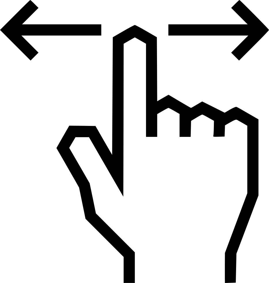 Swipe Arrow Left Right Svg Png Icon Free Download - Spending Icon (932x980), Png Download