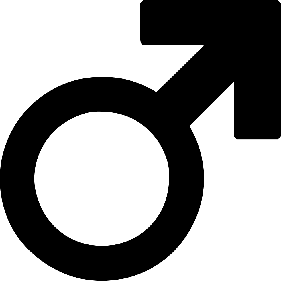 Male Symbol - - Symbol (981x982), Png Download