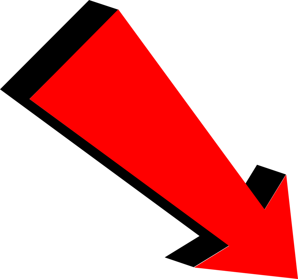 Free Stock Photo Illustration - Red Arrow For Clickbait (958x896), Png Download