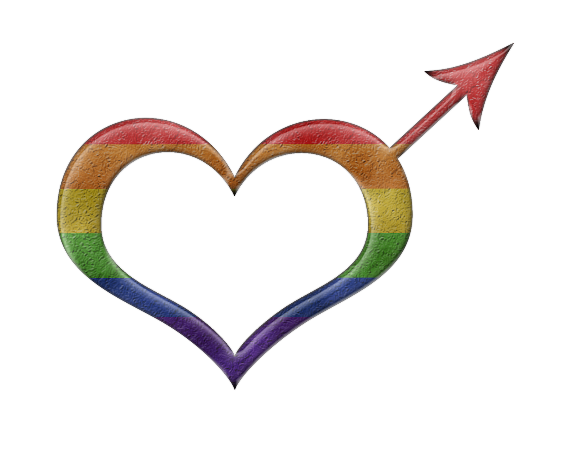 Heart Shaped Male Gender Symbol - Pansexual Pride Gender Neutral (1820x1500), Png Download