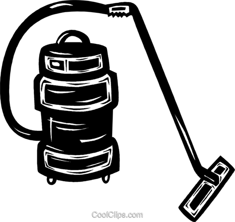 Vacuum Royalty Free Vector Clip Art Illustration - Clean House (480x455), Png Download