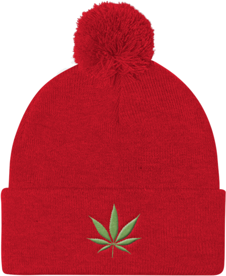 Pom Pom Knit Cap (600x600), Png Download