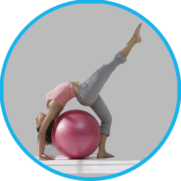 Pilates Gym Ball & Resistance Bands Workouts On The - Xq Max Gymbal 800 Gr - Fuchsia (630x630), Png Download