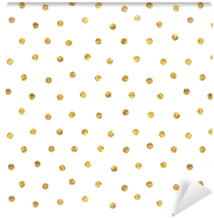 Seamless Polka Dot Golden Pattern - Baby Tracker Logbook: Parent, Nanny & Childcare (400x400), Png Download