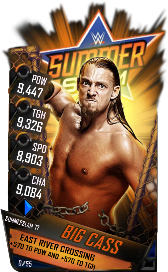 Big Cass Wwe 2k18 Download - Summerslam 2014 [blu-ray] (733x1158), Png Download