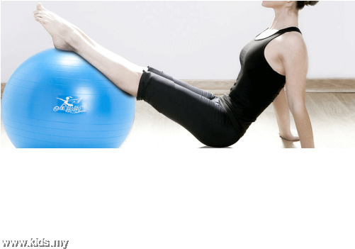 750mm Gym Ball With Pump - Pilates (500x500), Png Download