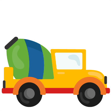 Vehicle Clipart Cement Truck - Cement Truck Clipart Png (432x432), Png Download