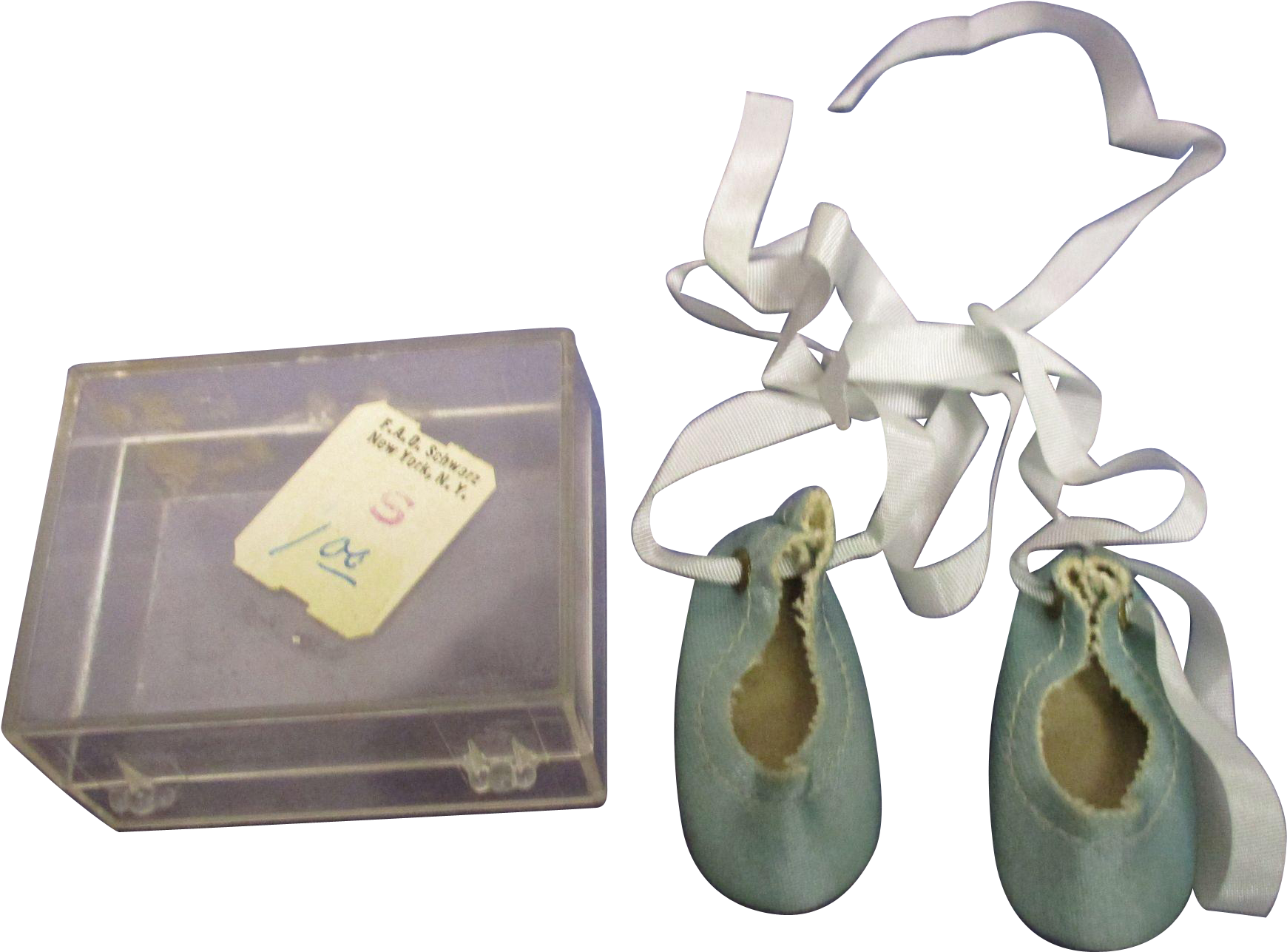Vintage 1950s Mib Alexander Doll Ballet Slippers (1739x1739), Png Download