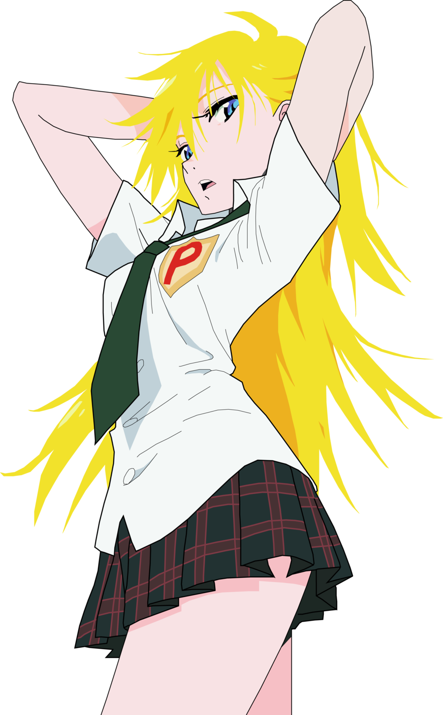 41886372 - >> - 吊帶 襪 天使 Panty (900x1454), Png Download