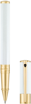 Roller Ball D Initial Pearly White Golden - Rollerball Pen (400x400), Png Download
