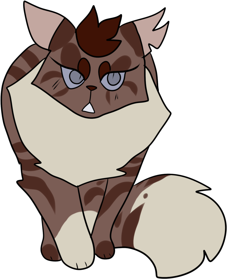 Brook Where Small Fish Swim - Cat (1280x1164), Png Download