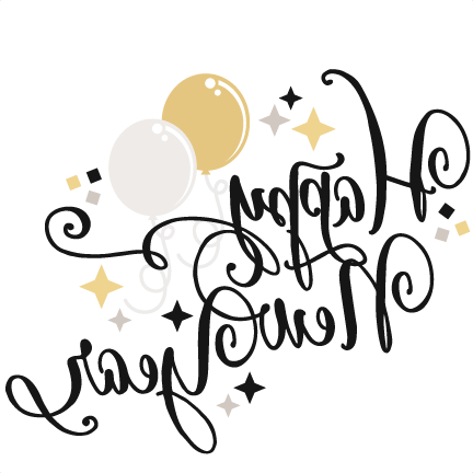 Happy New Year Clipart - Clip Art (432x432), Png Download