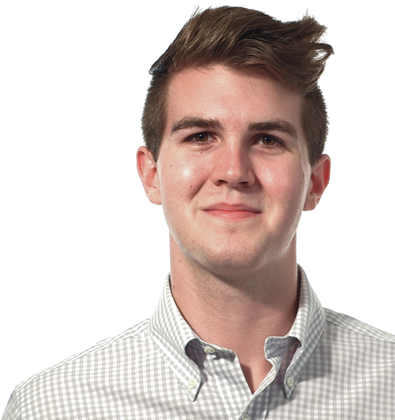 Young Man Png Free Download - Young Man Face Png (1403x1406), Png Download