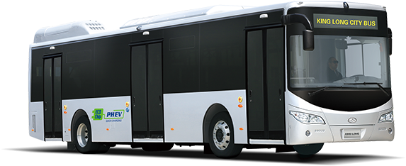 New Energy Since 2001, King Long Till Now Has Boasted - King Long City Bus 2018 (600x338), Png Download