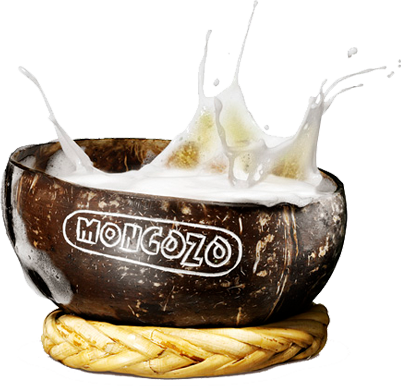 Drink The Exotic Beerout Of A Coconut - Mongozo Coconut Fruit Beer (401x386), Png Download