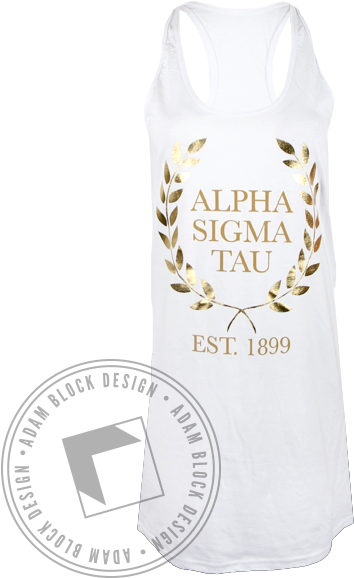 Alpha Sigma Tau Greek Goddess Dress - Rush Sigma Nu Shirt (464x585), Png Download