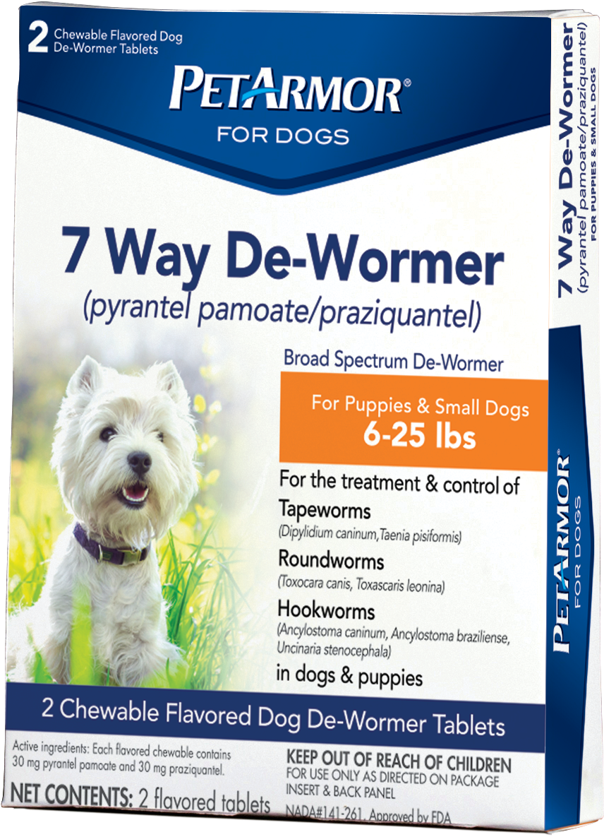 Download Petarmor 7 Way Dewormer For Puppies & Small Dogs, Seven Way