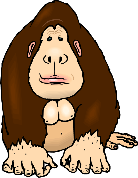 Chunky Gorilla - Then It Happened Book (583x750), Png Download