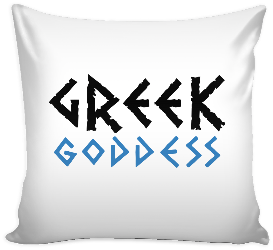 Greek Goddess Pillow Cover - Big Fat Greek Wedding Cartoon (1024x1024), Png Download