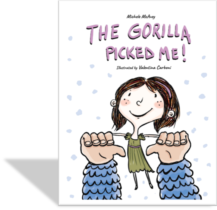 Gorilla For Website - The Gorilla Picked Me! (735x712), Png Download