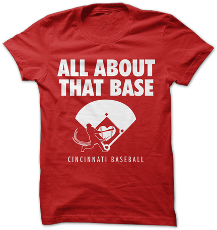 All About That Base, Cincinnati Reds T-shirt - Mockup (430x520), Png Download
