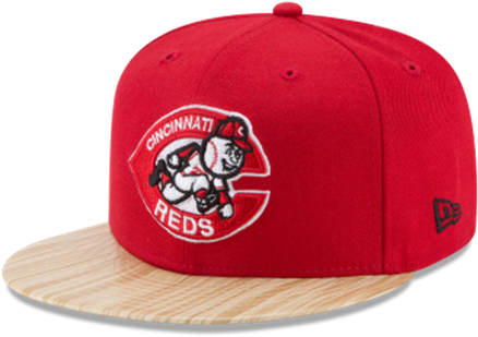 New Era 9fifty Cincinnati Reds Topps 1987 Snapback - Bone 950 Original Fit Miami Heat Nba Aba Reta Snapback (819x529), Png Download