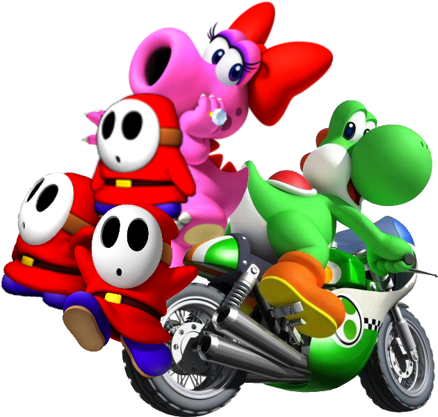 Yoshi From Mario Kart (766x672), Png Download