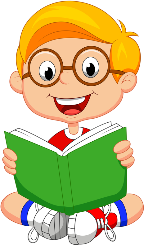 28 Collection Of Boy Reading Book Clipart Png - Boy Reading A Book Clipart (499x800), Png Download