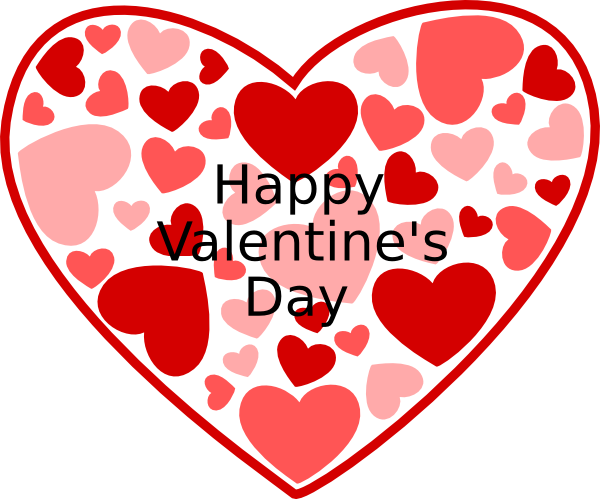 How To Set Use Valentine Tag Clipart - Valentines Heart Clipart (600x499), Png Download