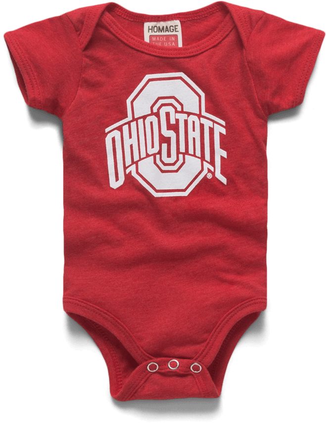 Ohio State Baby One Piece 04300148317 Red Flat V=1508872165 - Ohio State University (2000x2000), Png Download