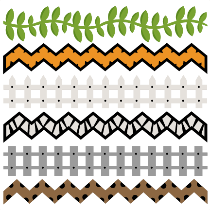 Zoo Borders Scrapbook Title Svg Cut Files For Scrapbooking - Cute Borders And Design For Scrap Book (432x432), Png Download