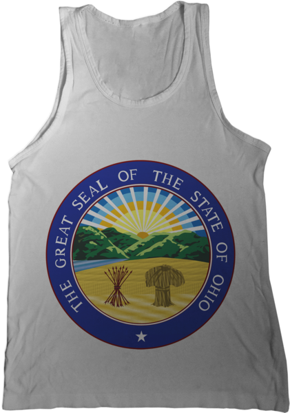 Ohio State Seal Tank Top - Hancock County Ohio Logo (435x599), Png Download