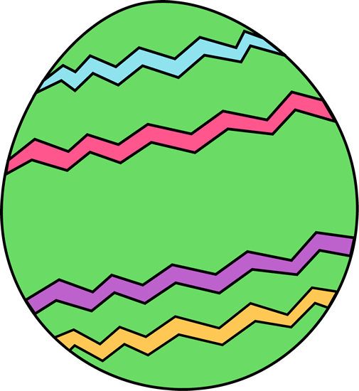 Clip Art Images Green Zig Zag - Mini Egg Clip Art (505x550), Png Download