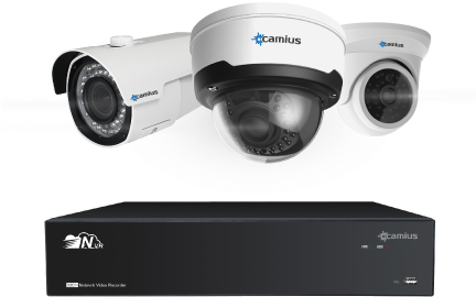 For Any Application, Any Lighting Condition, Any Environment - Infilux 4-channel 4 Megapixel Indoor And Outdoor Ip (431x301), Png Download