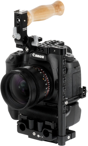 Gives You Mounting Points On The Top And Side While - Wooden Camera 243700 Unified Dslr Cage (medium) (360x478), Png Download