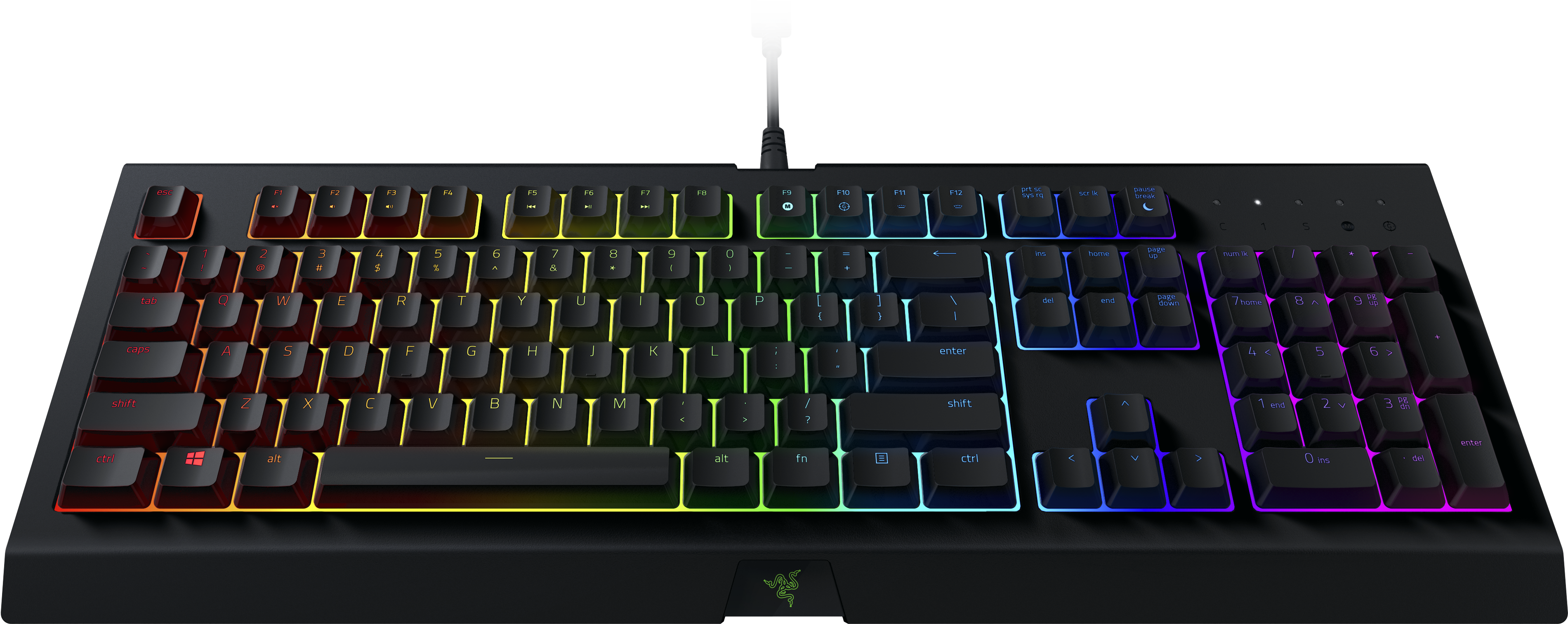 Razer Cynosa Chroma Spill Resistant Multi Color Rgb - Compact Rgb Mechanical Keyboard (5000x2938), Png Download