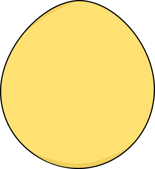Yellow Easter Egg Clip Art - Solar Cycle 25 (504x550), Png Download