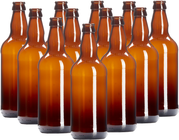 Free Download 500ml Brown / Amber Glass Beer Bottles - 500ml Brown / Amber Glass Beer Bottles Pack (800x800), Png Download