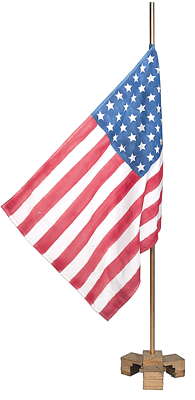 Us Flag On A Wooden Stand - Quick Guide To Federal Jobs: What You Need To Know (401x800), Png Download