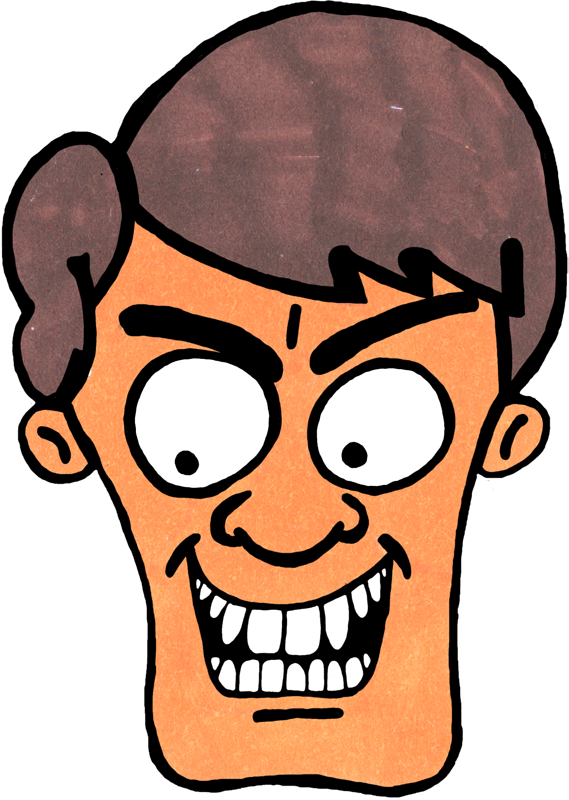 Pensive, Aggressive - Aggressive Clipart Png (569x800), Png Download