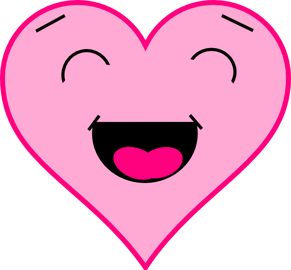 Tickled Pink 2 Clip Art - Smiling Image Clip Png (600x556), Png Download
