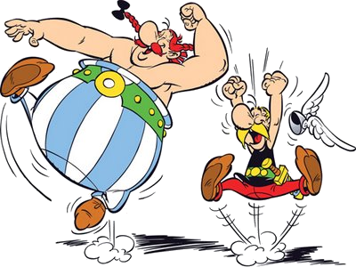 Asterix - Asterix : Omnibus 10 By Albert Uderzo (400x300), Png Download