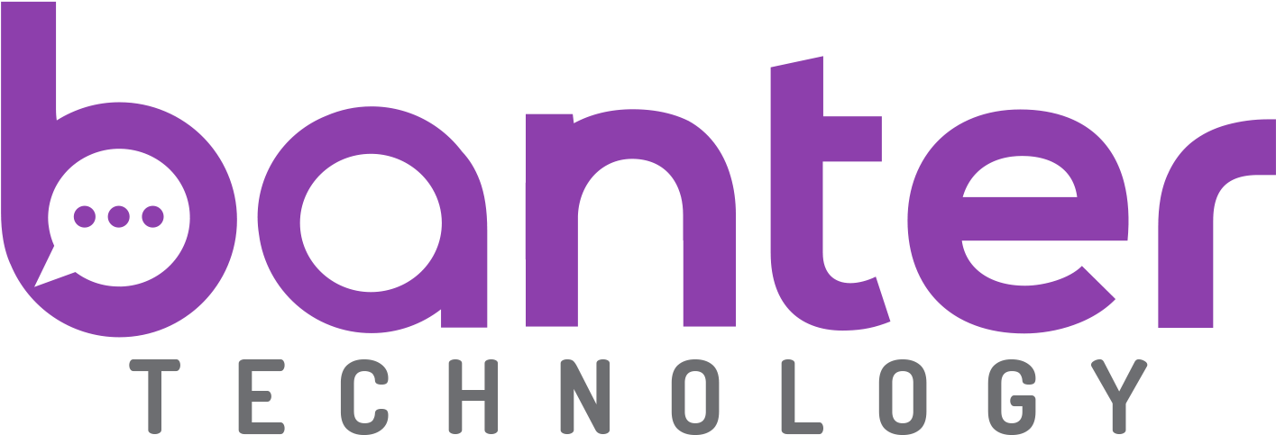 Banter Technology - Logo (1414x491), Png Download