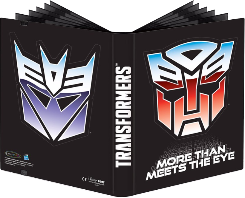 Ultra Pro Transformers Shields 9-pocket Pro Binder (820x664), Png Download