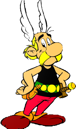 Asterix[1] - Asterix Et Obelix Latin (450x450), Png Download
