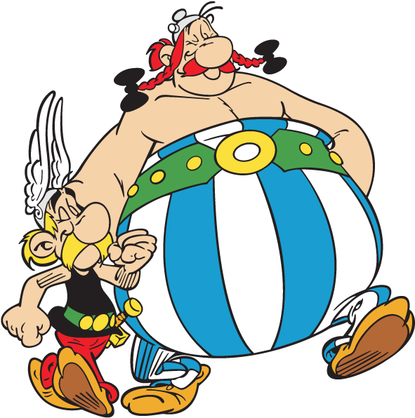 Nos Visitarán Astérix Y Obélix Para Que Los Más Pequeños - Asterix Obelix (600x600), Png Download
