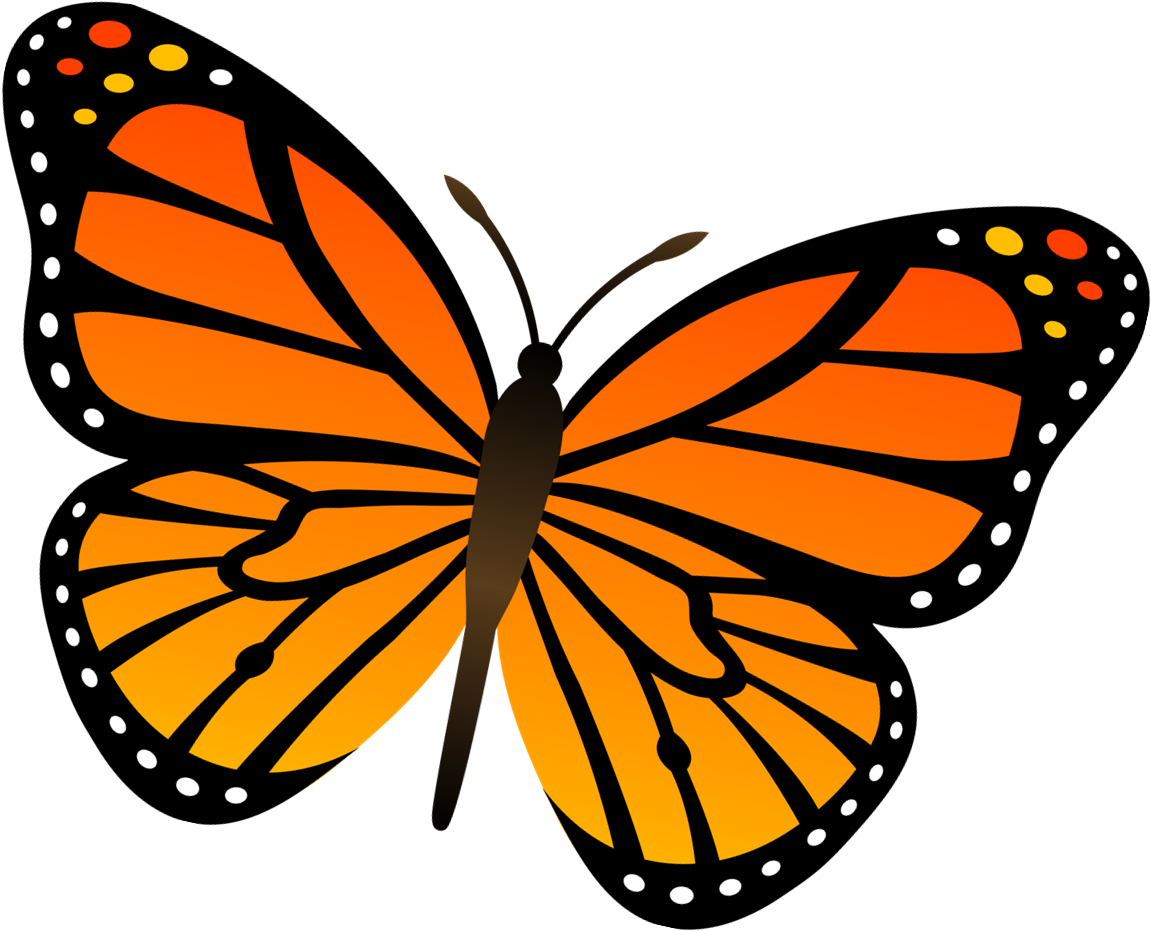 Goals For The Butterfly Room Butterfly - Dibujo De Mariposa Monarca Para Colorear (1311x1019), Png Download