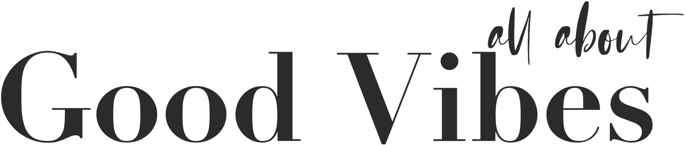 All About Good Vibes - Good Vibes (2500x1001), Png Download